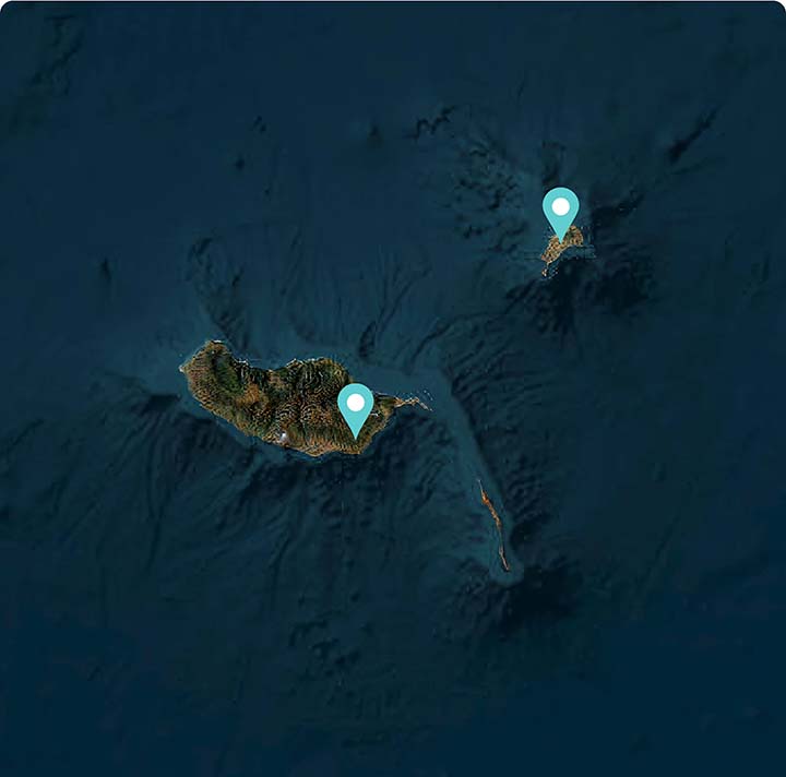 Arquipélago da Madeira map